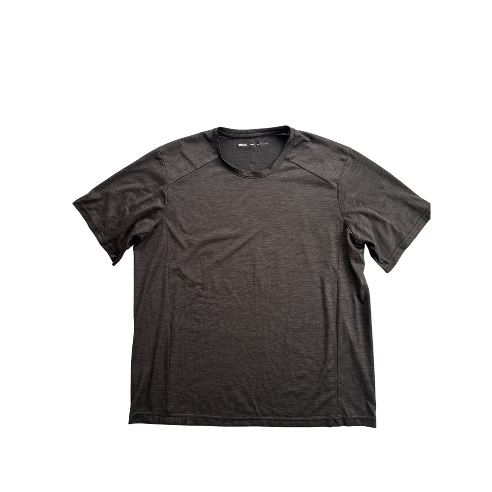 REI Co-op Active T-Shirt Mens Large Gray Excellent Heathered Performance Tee